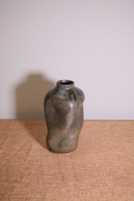 Warped Vase — Stone Green