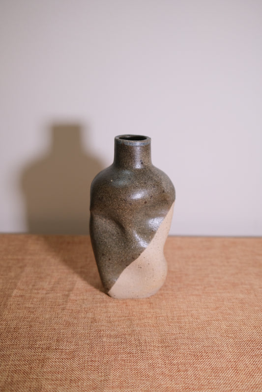 Warped Vase — Stone Green