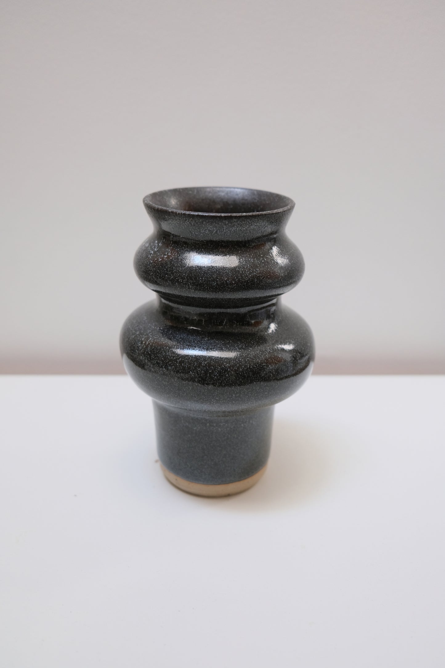 Vase — Speckled Black #1