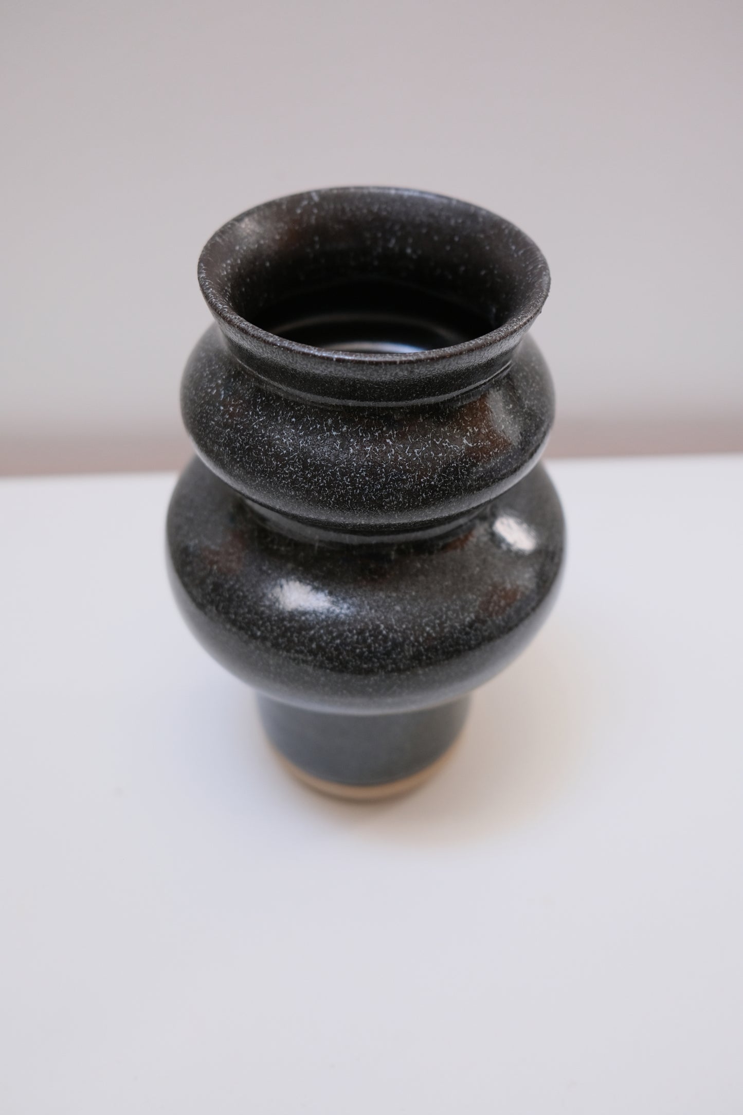 Vase — Speckled Black #1